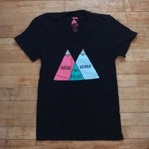 Poler ‘Nature Woman’ tee shirt Sz Sm